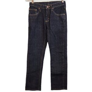 Lee Premium Jeans Dark Blue Cotton Spandex Stretch‎ Womens Size 14R EUC